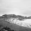 Excavation photograph : Ugadale fort from SW.