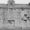 View of garden wall, Edzell Castle.