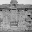 View of garden wall, Edzell Castle.