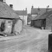 View of Kirk Wynd cottages, Glamis, from NW.