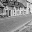 General view from south east of Johnson's and Morrison's cottages, Newtown, Inveraray.