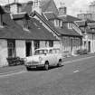 General view from south of Johnson's, Morrison's, Batter's and Ferguson's cottages, Newtown, Inveraray.