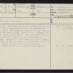 Yell, Aastack, HP40SE 2, Ordnance Survey index card, page number 1, Recto