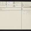 Yell, Eegittle, HP40SE 3, Ordnance Survey index card, page number 1, Recto