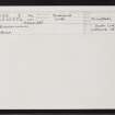 Unst, Brough Holm, HP50NE 3, Ordnance Survey index card, Recto