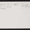 Unst, Tafts Of Coppister, HP50NE 8, Ordnance Survey index card, Recto