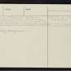 Yell, Sands Of Breckon, HP50NW 1, Ordnance Survey index card, page number 4, Verso