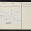 Yell, Sands Of Breckon, HP50NW 1, Ordnance Survey index card, Recto