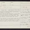 Yell, Sands Of Brekon, HP50NW 4, Ordnance Survey index card, page number 1, Recto