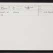 Yell, Sands Of Brekon, HP50NW 5, Ordnance Survey index card, Recto