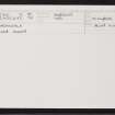Yell, Harpadale, HP50SW 9, Ordnance Survey index card, Recto