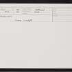 Unst, Sandwick, HP60SW 1, Ordnance Survey index card, Recto