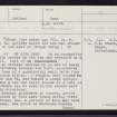 Unst, Blue Geos, HP60SW 20, Ordnance Survey index card, page number 1, Recto