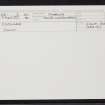 Foula, Crougar, HT94SE 2, Ordnance Survey index card, Recto