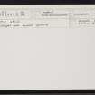 Mid Walls, HU14NE 1, Ordnance Survey index card, Recto
