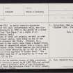 Norby, HU15NE 5, Ordnance Survey index card, Recto