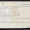 Ness Of Gruting, HU24NE 12, Ordnance Survey index card, page number 2, Verso