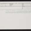 Ness Of Gruting, HU24NE 12, Ordnance Survey index card, page number 2, Recto