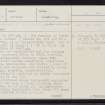 Ness Of Gruting, HU24NE 13, Ordnance Survey index card, page number 1, Recto