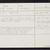 Gruting, HU24NE 16, Ordnance Survey index card, Recto