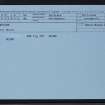 Burnside, HU27NE 10, Ordnance Survey index card, Recto