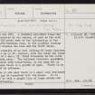 Blackwater, Esha Ness, HU27NW 9, Ordnance Survey index card, page number 1, Recto