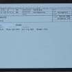 Hamnavoe, HU28SW 2, Ordnance Survey index card, Recto