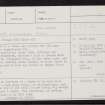 Scousburgh, HU31NE 9, Ordnance Survey index card, Recto