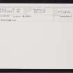 West Burra, Luness, HU33NE 7, Ordnance Survey index card, Recto