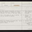 West Burra, Papil, HU33SE 1, Ordnance Survey index card, Recto