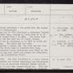 Sefster, HU35SW 14, Ordnance Survey index card, page number 1, Recto