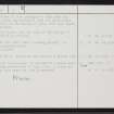 Beorgs Of Uyea, HU39SW 2, Ordnance Survey index card, page number 2, Verso