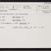 Brough Head, HU41SW 4, Ordnance Survey index card, Recto
