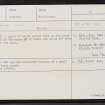 Punds, HU41SW 6, Ordnance Survey index card, Recto