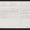 Mail, HU42NW 12, Ordnance Survey index card, Recto