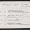 Mousa, Broch Of Mousa, HU42SE 1, Ordnance Survey index card, Recto