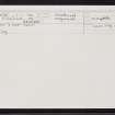 Law Ting Holm, HU44SW 11, Ordnance Survey index card, Recto