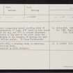 Lunning, HU56NW 3, Ordnance Survey index card, Recto