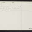 Fetlar, Whilsa Pund, HU69SW 5, Ordnance Survey index card, page number 4, Verso