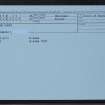 Fetlar, The Clett, HU69SW 15, Ordnance Survey index card, Recto