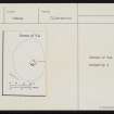 Via, Stones Of Via, HY21NE 3, Ordnance Survey index card, page number 1, Recto