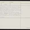 Burrian, HY21NE 17, Ordnance Survey index card, page number 2, Verso