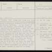 Bookan, HY21SE 10, Ordnance Survey index card, page number 1, Recto