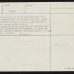 Ness Of Brodgar, HY21SE 11, Ordnance Survey index card, page number 2, Verso