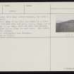 Salt Knowe, HY21SE 14, Ordnance Survey index card, page number 2, Verso