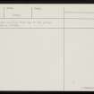 Ness Of Brodgar, HY21SE 16, Ordnance Survey index card, page number 2, Verso