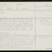 Point Of Onston, HY21SE 22, Ordnance Survey index card, page number 1, Recto