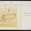 Knowe Of Buckquoy, HY22NW 11, Ordnance Survey index card, Recto