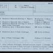 Beachview, HY22NW 19, Ordnance Survey index card, page number 2, Recto