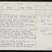 Spurdagrove, HY22SE 48, Ordnance Survey index card, page number 1, Recto